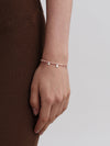 OLIO E ACETO Tanabata Special Collection Sterling Silver Rhodonite Beaded Pendant Bracelet OLIO-OA13A20-YH